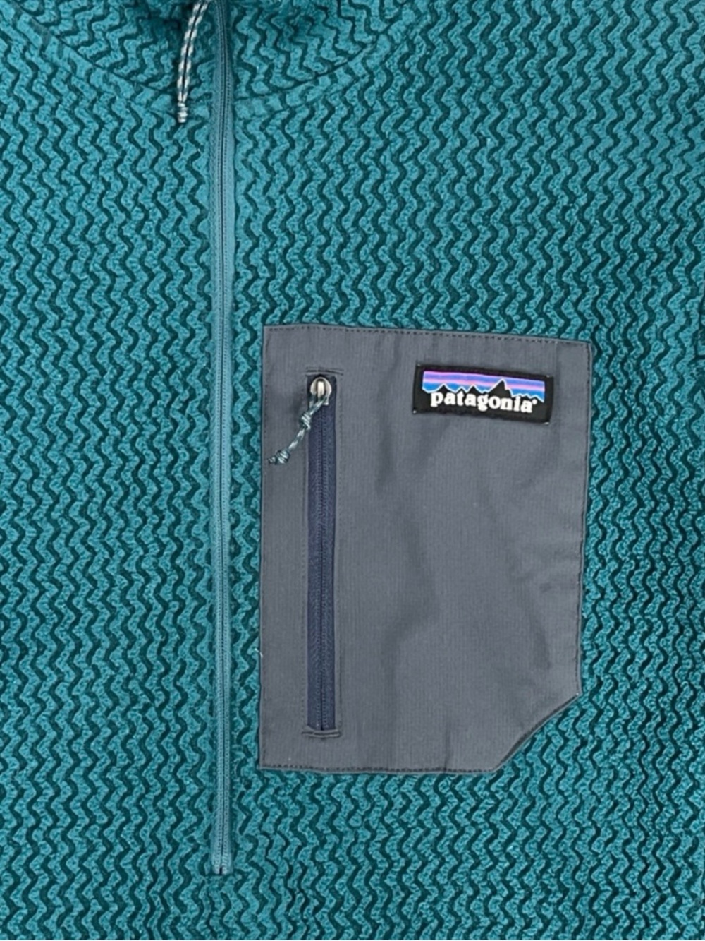 Patagonia R1 Air Zip-Neck Dark Borealis Green